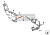 11848382526, Right Engine Protection Bar, BMW, 0