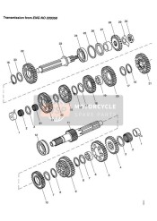 T3800006, Bearing, Needle, K25X32X16, Triumph, 2