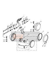 T2700560, Headlight Rim, Triumph, 2