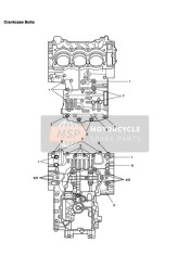 T3202311, Bolt, Hhf, M8 X 130, Slv, Triumph, 1