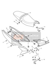 T2300595, Knockback Cover, Mirror, Triumph, 2