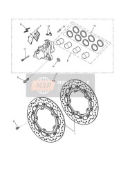 Pinza de freno delantera y discos