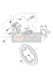 Caliper y Disco de Freno Trasero