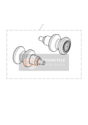 Standaard Paddock Stand Bobbins Kit 2