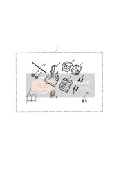 Kit de interruptor de carcasa cromada