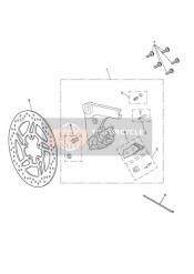 Caliper y Disco de Freno Trasero