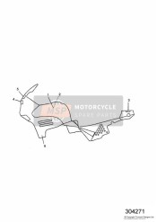 Stickers Caspian Blue en Pimento Red