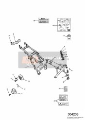 T3900136, Label, Engine Oil, Triumph, 2