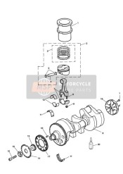 T3331041, Screw, Pan/hd, Tx, M6 X 25, Enc, Triumph, 0