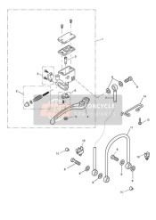 T3700233, Grapa,  Tuberia Freno, Triumph, 2