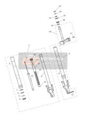 Fourche avant et tés
