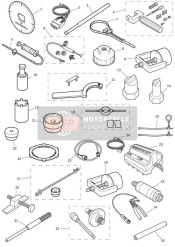 T3880110, Dealer Tool Kit, Triumph, 2