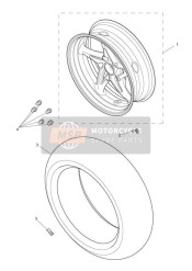 Roue arrière