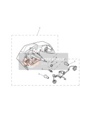 Feu arrière incluant les clignotants arrière
