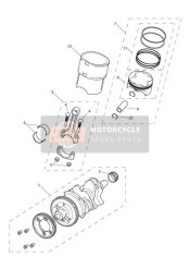 Vilebrequin bielles pistons et chemises