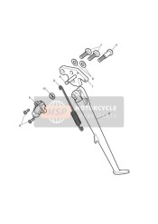 T3350134, Locknut, M10 X 1.25, Triumph, 0
