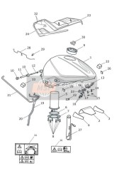 Kraftstofftank, Kraftstoffpumpe und -fittinge
