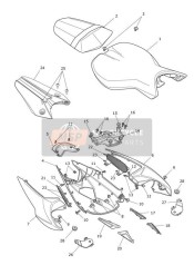 Hintere Karosserie und Sitz