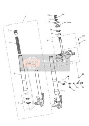 T2040301, Adjuster Nut, M30, Lower, Triumph, 0
