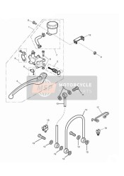 T3350012, Locknut, Flgd, M6, Black, Zinc, Triumph, 2