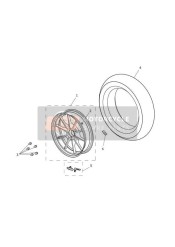Roue arrière