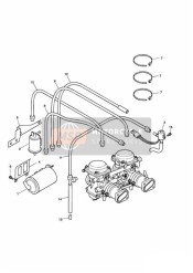 Système de contrôle des pertes d'évaporation GT 254726, uniquement pour la Californie