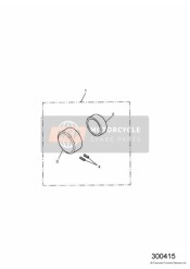 Cache-écrous d'essieu arrière