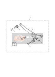 Kit de levier de changement de vitesse chromé