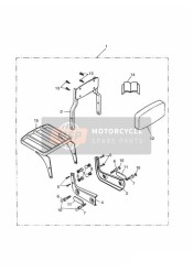 Kit de porte-bagages standard avec dossier passager