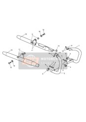 T2201675, Clamp, Exhaust, S/s, Triumph, 0