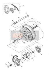 Hinterrad und Endantrieb GT 468389
