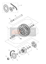 Hinterrad und Endantrieb 468390 GT