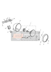 T3350003, Locknut, Flanged, M6 X 1, Triumph, 2