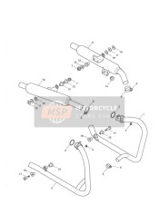T3350004, Locknut, Flanged, M8 X 1.25, Triumph, 1