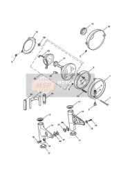 T2700493, Nut & Washer Assy, M5, Slv, Triumph, 0
