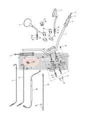 Guidon Top Yoke Câbles & Rétroviseurs