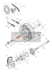 Roue arrière et transmission finale
