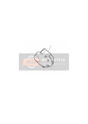 Kit de couvercle de pignon percé en chrome