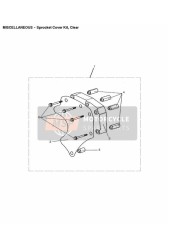 Kit de couvercle de pignon transparent