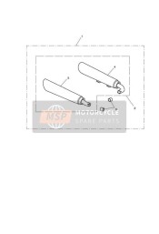 Schalldämpfer-Kit Twin Aftermarket Roadster Nur