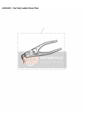 Paneles de Cuero para Depósito de Combustible (Lisos)