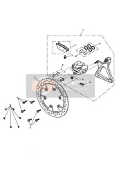 Caliper y Disco de Freno Trasero