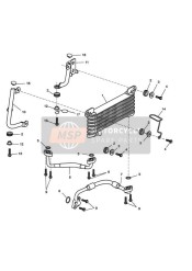 Refroidisseur d'huile Eng n° 261328 GT