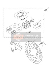 Caliper y Disco de Freno Trasero