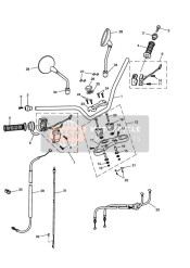 Manillar Top Yoke Cables & Espejos