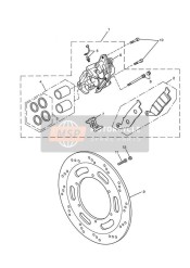 Pinza de freno delantera y discos