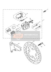 Caliper y Disco de Freno Trasero