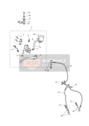 Vorderer Bremsflüssigkeitsbehälter & Schläuche