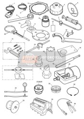 T3880377, Wrench Engine Mounting Adj, Triumph, 2