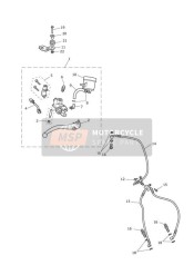 Vorderer Bremsflüssigkeitsbehälter & Schläuche